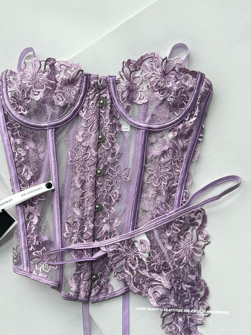 Purple Corset